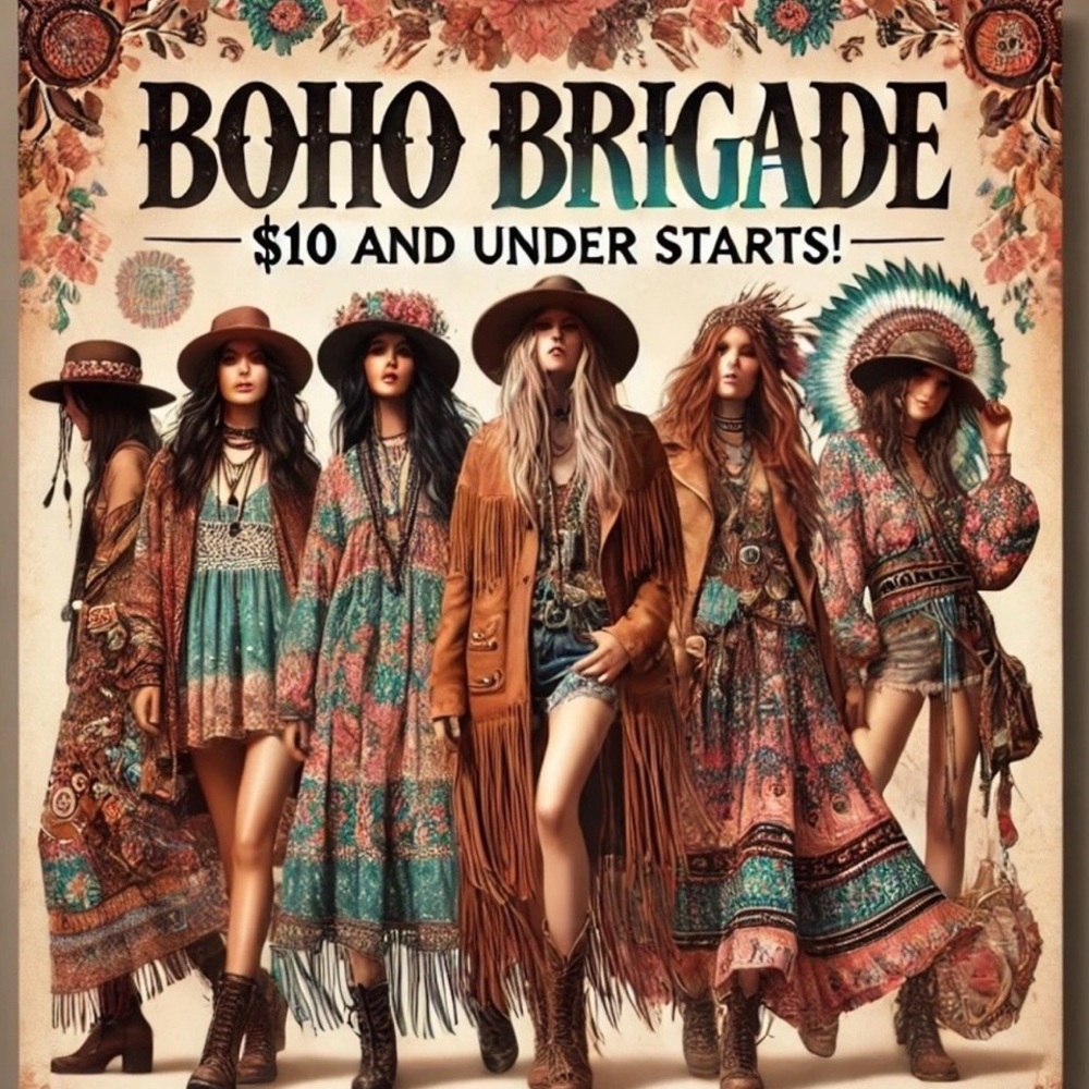 Boho Brigade 2 Year Anniversary Oct 7, 14 & 21❤️$10 ⬇️ Starts🔥 Best Boho on Posh - Picture 5 of 5